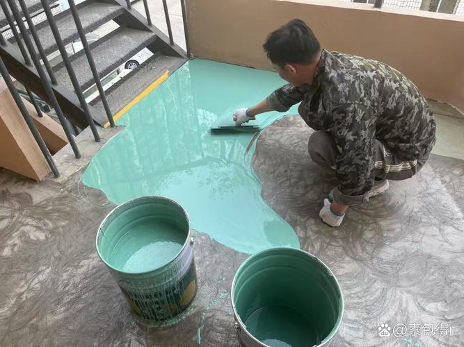 车库,仓库地坪工程,资深团队高效作业,采用进口地坪漆施工图抗碱底漆